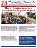 Cover of the April 2019 Marysville Monarchs Monthly