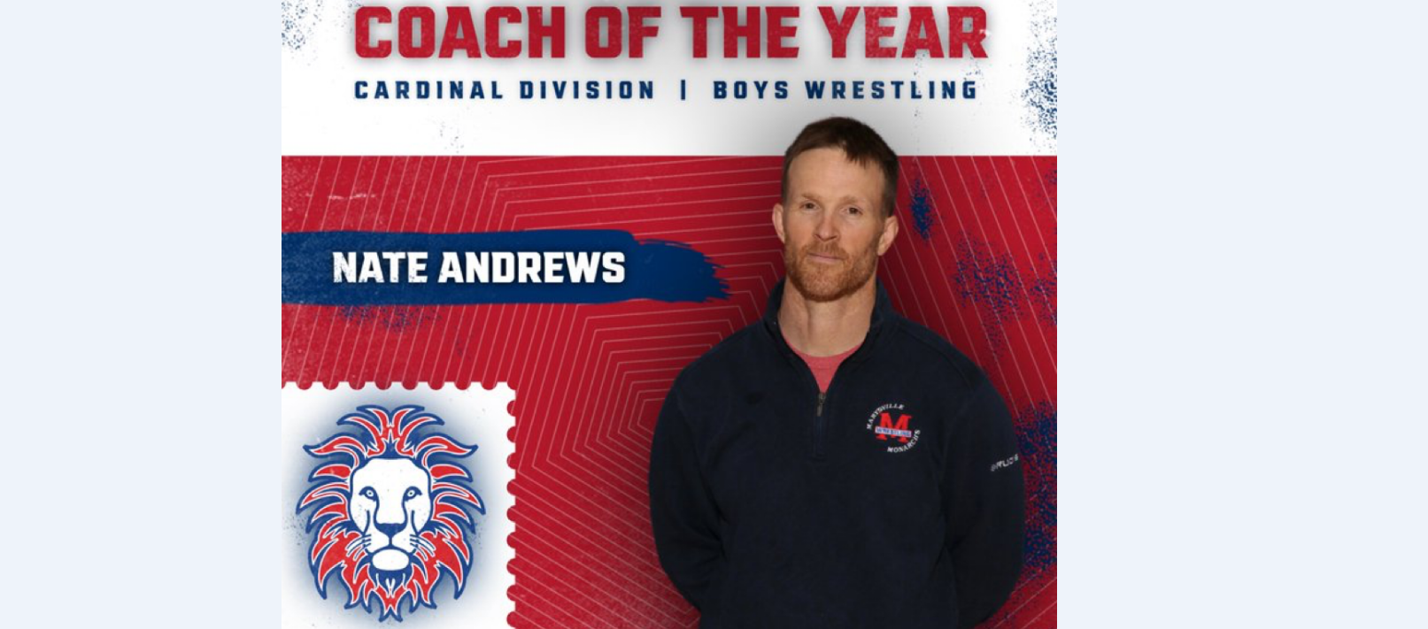 Wrestling coach of the year OCC; Nate Andrews