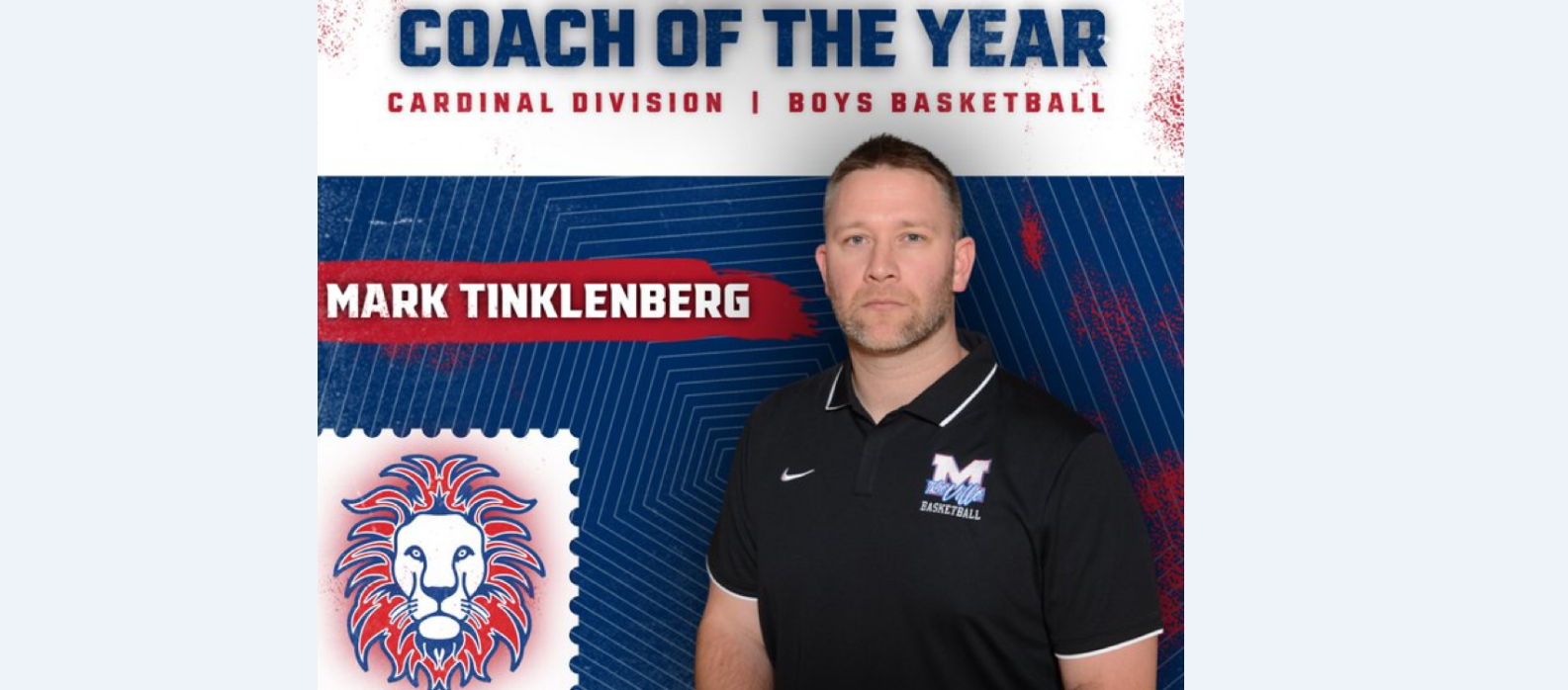 OCC boys basketball coach of the year; Mark Tinklenberg